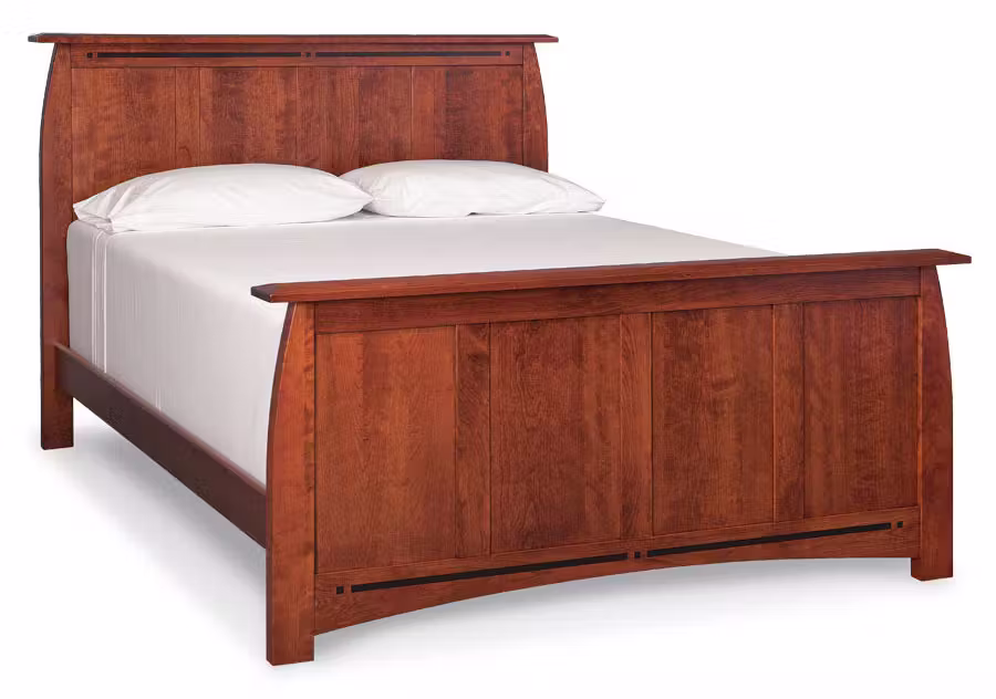 Simply Amish SBASP-05B4 Aspen Panel Full Bed with Inlay Simply Amish SBASP-05B4 Aspen Panel Full Bed with Inlay