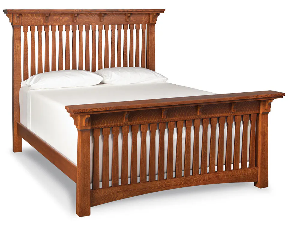 Simply Amish SBRYN-08B1 Ryan CA King Slat Bed Simply Amish SBRYN-08B1 Ryan CA King Slat Bed