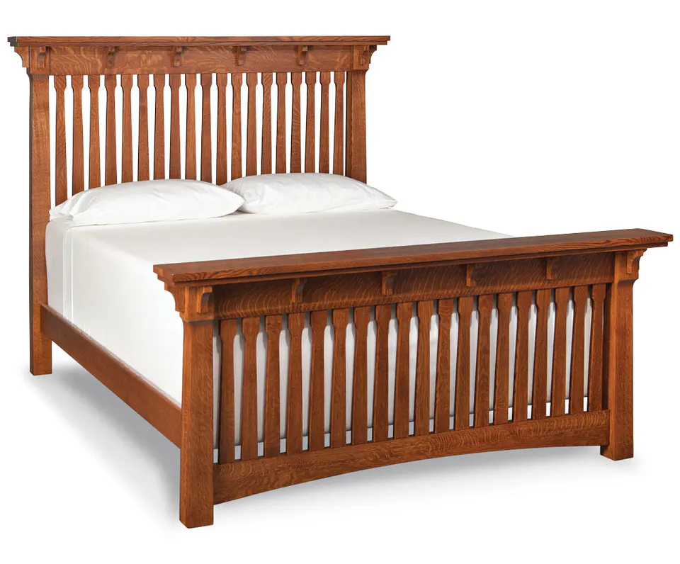 Simply Amish SBRYN-08B1 Ryan CA King Slat Bed Simply Amish SBRYN-08B1 Ryan CA King Slat Bed