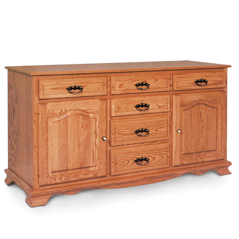 Simply Amish ESCLA-C03B Classic Hutch Base, 61.5″