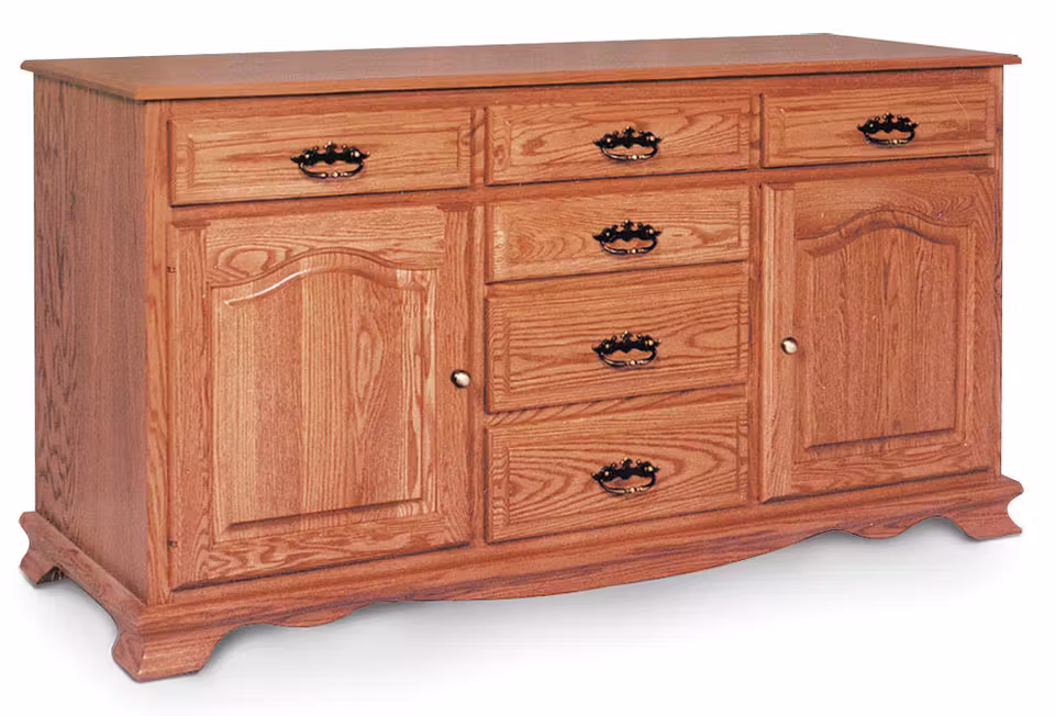 Simply Amish ESCLA-A03B Classic Hutch Base, 61.5" Simply Amish ESCLA-A03B Classic Hutch Base, 61.5"