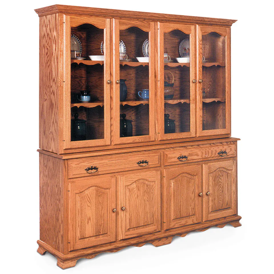 Simply Amish ESCLA-L06/ESCLA-C04B Classic Closed Hutch, 75.5″
