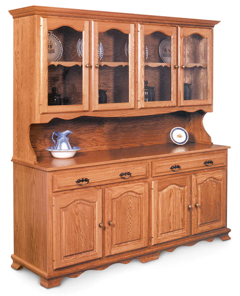 Simply Amish ESCLA-L07/ESCLA-A04B Classic Open Hutch, 75.5" Simply Amish ESCLA-L07/ESCLA-A04B Classic Open Hutch, 75.5"