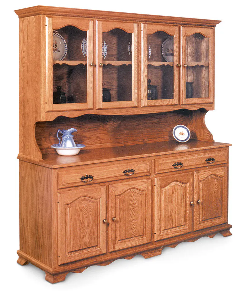 Simply Amish ESCLA-L07/ESCLA-A04B Classic Open Hutch, 75.5" Simply Amish ESCLA-L07/ESCLA-A04B Classic Open Hutch, 75.5"