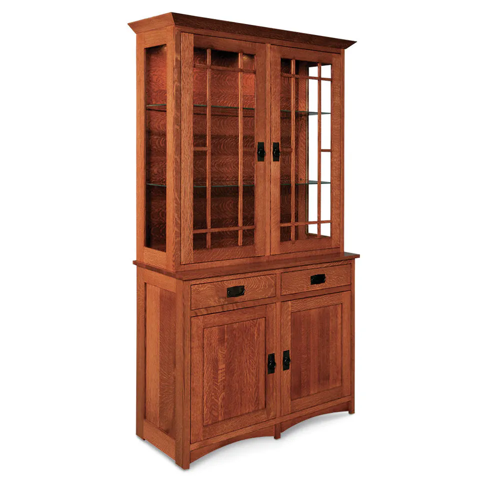 Simply Amish ESPMS-J13/ESPMS-C02B Prairie Mission Closed Hutch, 42″