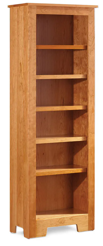 Simply Amish KCSBC-NOPN-2465 Shaker Narrow Bookcase w/ 4 Adjustable Shelves Simply Amish KCSBC-NOPN-2465 Shaker Narrow Bookcase w/ 4 Adjustable Shelves