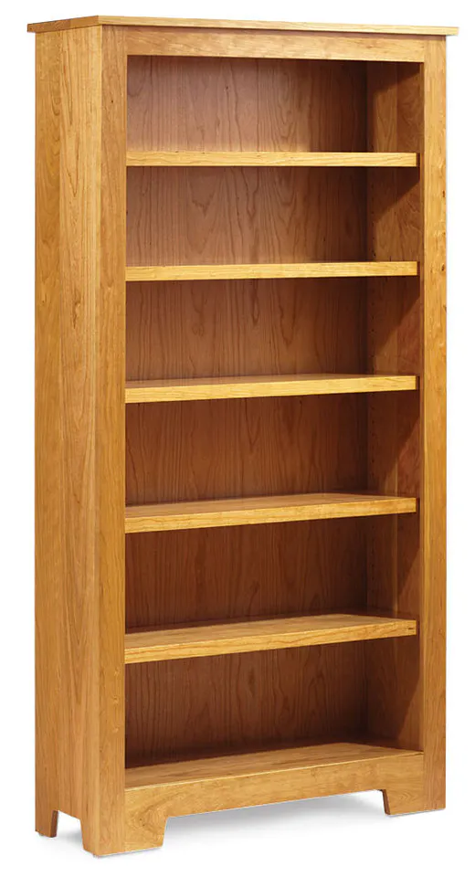 Simply Amish KCSBC-WOPN-3665 Shaker Wide Bookcase, 37.5" w/ 4 Adjustable Shelves Simply Amish KCSBC-WOPN-3665 Shaker Wide Bookcase, 37.5" w/ 4 Adjustable Shelves