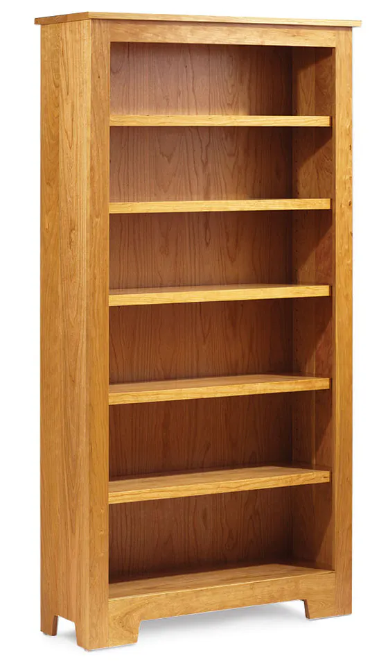 Simply Amish KCSBC-WOPN-3665 Shaker Wide Bookcase, 37.5" w/ 4 Adjustable Shelves Simply Amish KCSBC-WOPN-3665 Shaker Wide Bookcase, 37.5" w/ 4 Adjustable Shelves