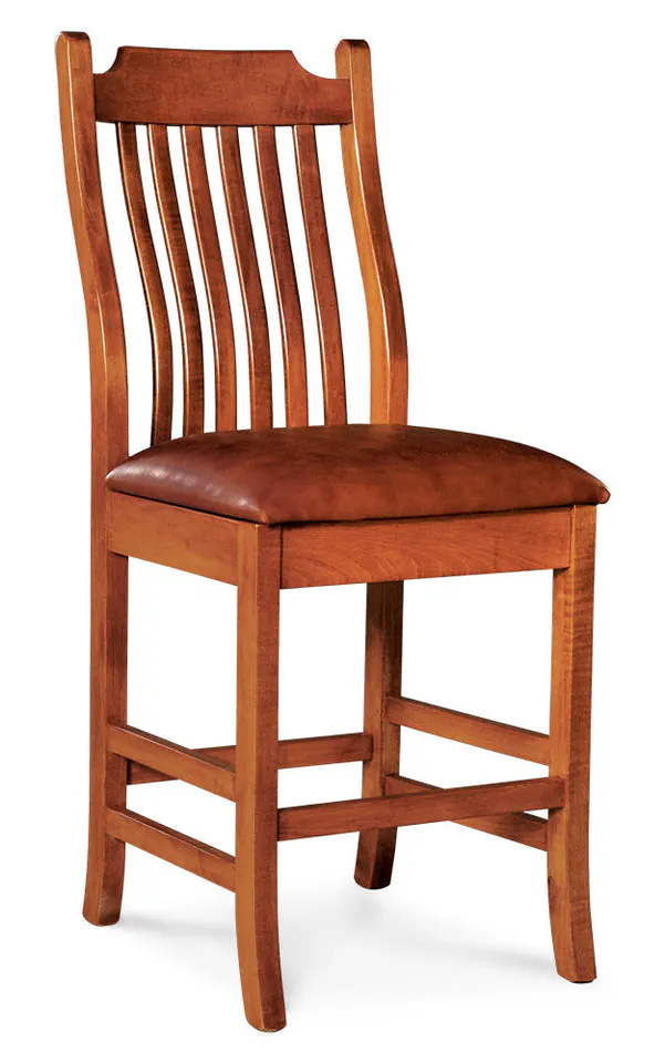 Simply Amish KSUBSS24-W Urbandale Stationary Barstool w/ Wood Seat Simply Amish KSUBSS24-W Urbandale Stationary Barstool w/ Wood Seat