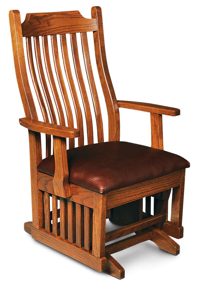 Simply Amish KSUG-W Urbandale Arm Glider w/ Wood Seat Simply Amish KSUG-W Urbandale Arm Glider w/ Wood Seat