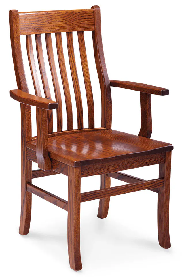 Simply Amish KSUIIAC-4-F Urbandale II Arm Chair with Lower Back, Fabric Cushion Seat Simply Amish KSUIIAC-4-F Urbandale II Arm Chair with Lower Back, Fabric Cushion Seat