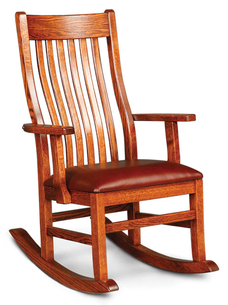 Simply Amish KSUIIAR-F Urbandale II Arm Rocker w/ Fabric Cushion Seat Simply Amish KSUIIAR-F Urbandale II Arm Rocker w/ Fabric Cushion Seat