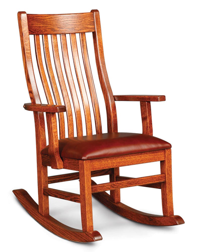 Simply Amish KSUIIAR-F Urbandale II Arm Rocker w/ Fabric Cushion Seat Simply Amish KSUIIAR-F Urbandale II Arm Rocker w/ Fabric Cushion Seat