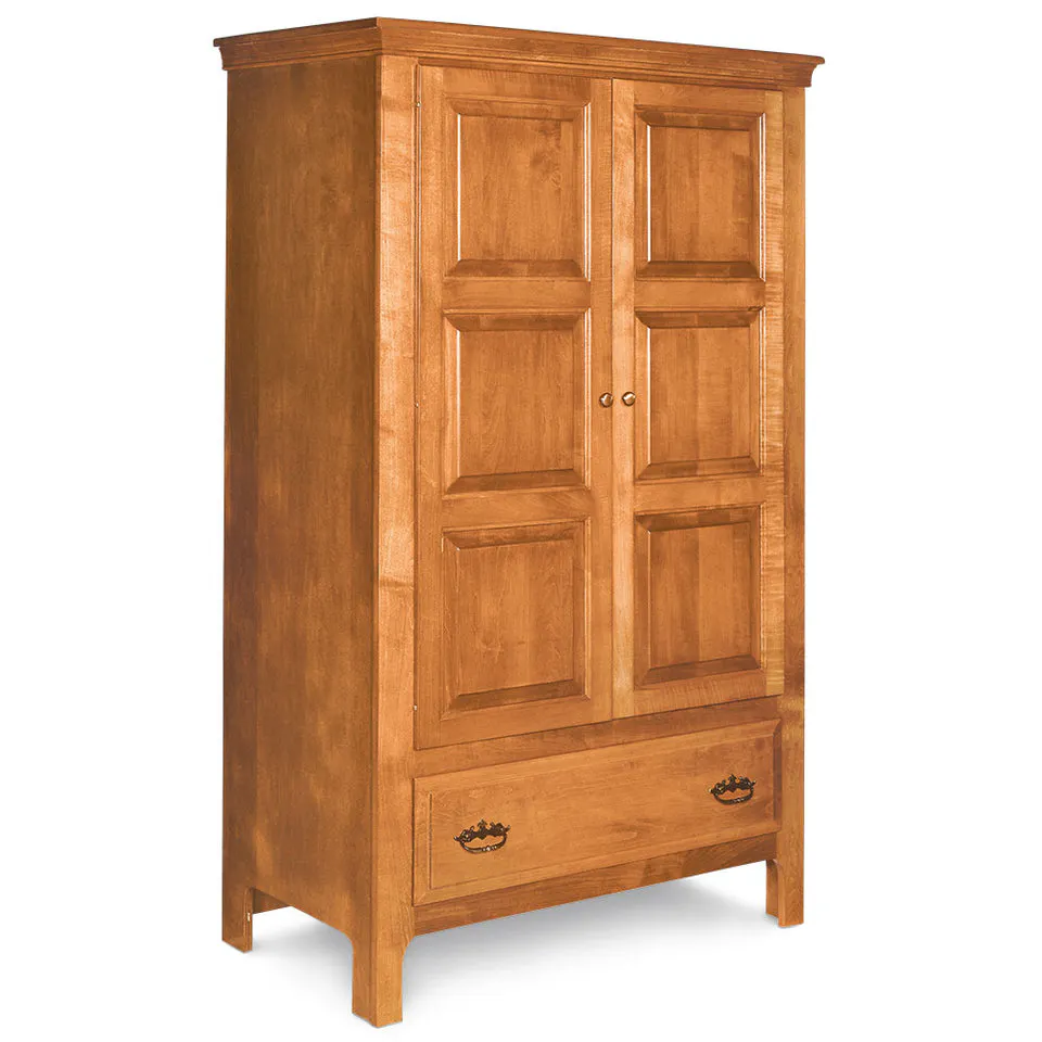 Simply Amish LC510C Pantry Cabinet – Features four adjustable shelves