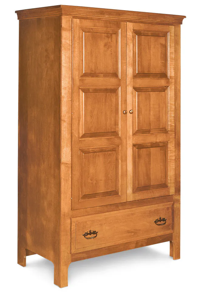 Simply Amish LC510C Pantry Cabinet - Features four adjustable shelves Simply Amish LC510C Pantry Cabinet - Features four adjustable shelves