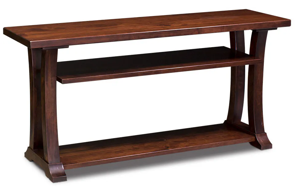 Simply Amish LEALE-B09C Alexandria Open TV Stand, 60" Simply Amish LEALE-B09C Alexandria Open TV Stand, 60"