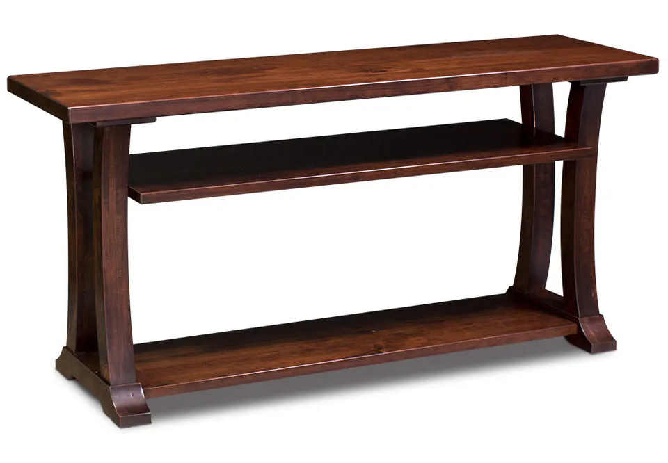 Simply Amish LEALE-B09C Alexandria Open TV Stand, 60" Simply Amish LEALE-B09C Alexandria Open TV Stand, 60"