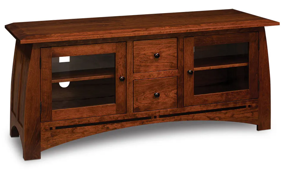 Simply Amish LEASP-A34E Aspen TV Console with Inlay Simply Amish LEASP-A34E Aspen TV Console with Inlay