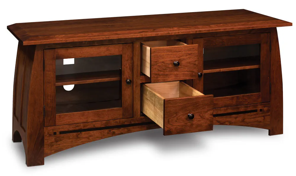 Simply Amish LEASP-A34E Aspen TV Console with Inlay Simply Amish LEASP-A34E Aspen TV Console with Inlay