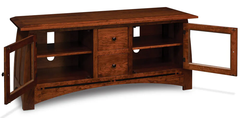 Simply Amish LEASP-A34E Aspen TV Console with Inlay Simply Amish LEASP-A34E Aspen TV Console with Inlay