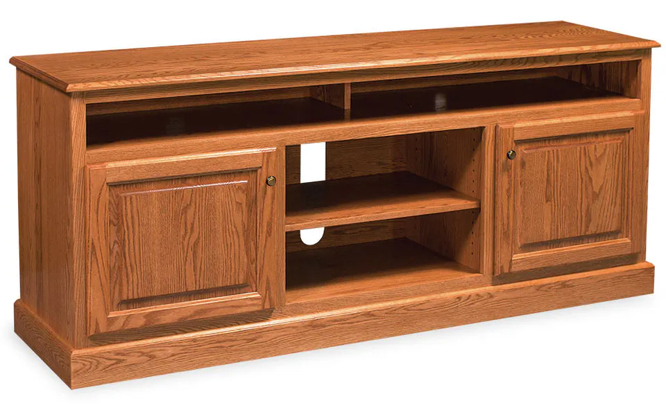 Simply Amish LECLA-L40E Classic TV Stand with Soundbar Shelf - 73.5"w Simply Amish LECLA-L40E Classic TV Stand with Soundbar Shelf - 73.5"w