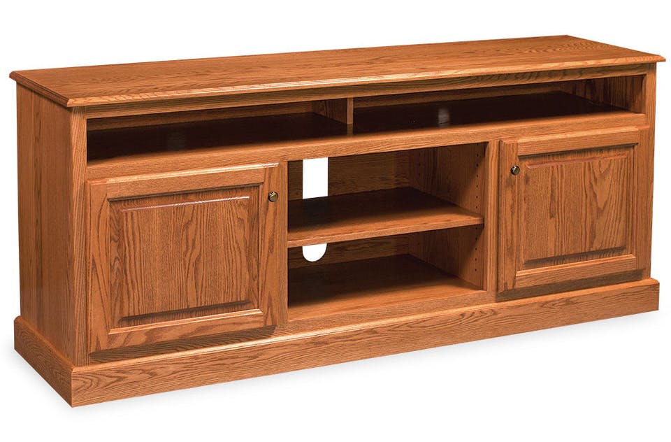 Simply Amish LECLA-L40E Classic TV Stand with Soundbar Shelf - 73.5"w Simply Amish LECLA-L40E Classic TV Stand with Soundbar Shelf - 73.5"w