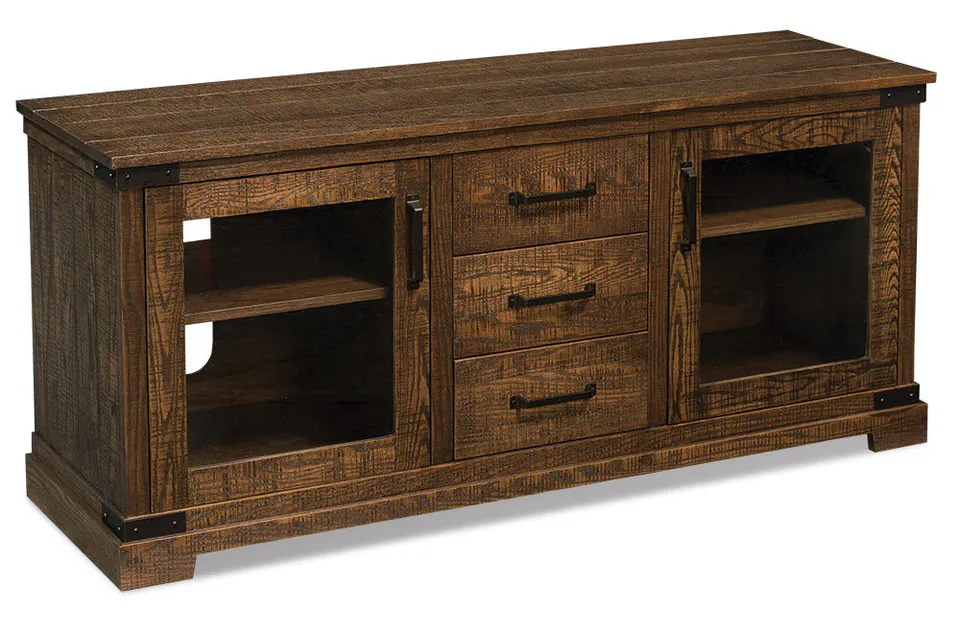 Simply Amish LEMOK-K29E Montauk Media Unit, 72"w Simply Amish LEMOK-K29E Montauk Media Unit, 72"w