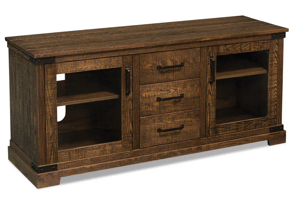 Simply Amish LEMOK-K29E Montauk Media Unit, 72"w Simply Amish LEMOK-K29E Montauk Media Unit, 72"w