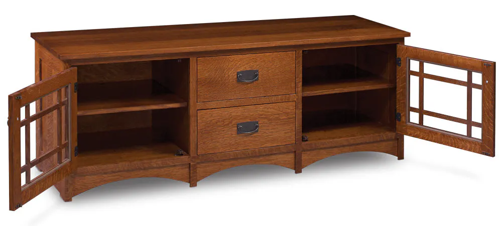 Simply Amish LEPMS-A34C Prairie Mission TV Console, 62" Simply Amish LEPMS-A34C Prairie Mission TV Console, 62"