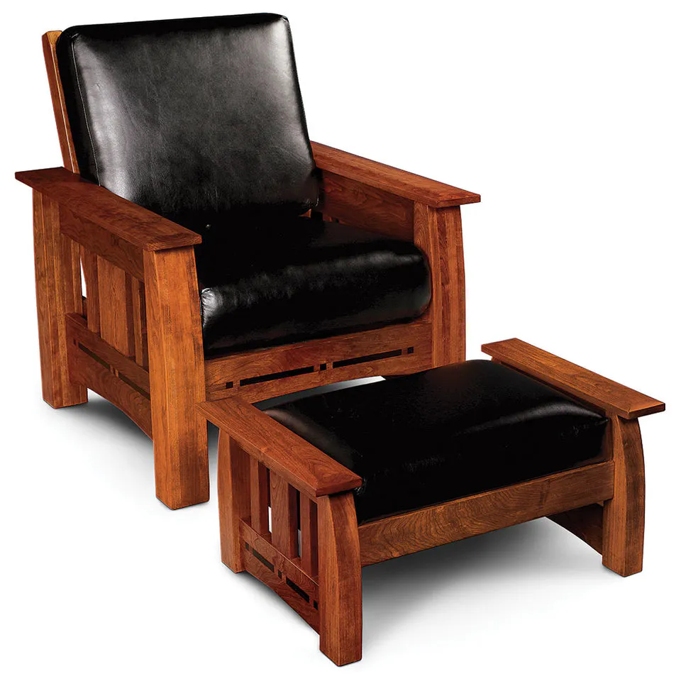 Simply Amish LFAC102-L Aspen Easy Chair with Inlay Simply Amish LFAC102-L Aspen Easy Chair with Inlay