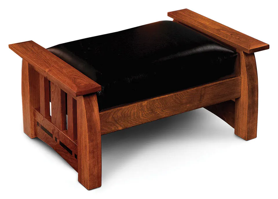 Simply Amish LFAO103-F Aspen Ottoman with Inlay Simply Amish LFAO103-F Aspen Ottoman with Inlay