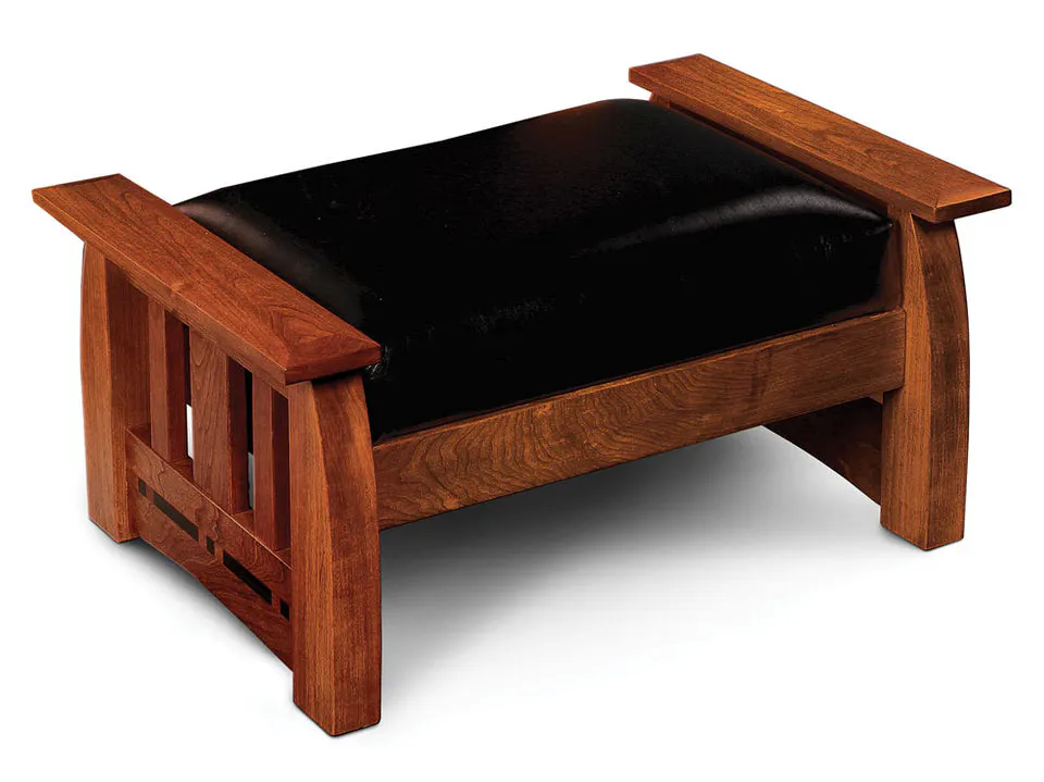 Simply Amish LFAO103-F Aspen Ottoman with Inlay Simply Amish LFAO103-F Aspen Ottoman with Inlay