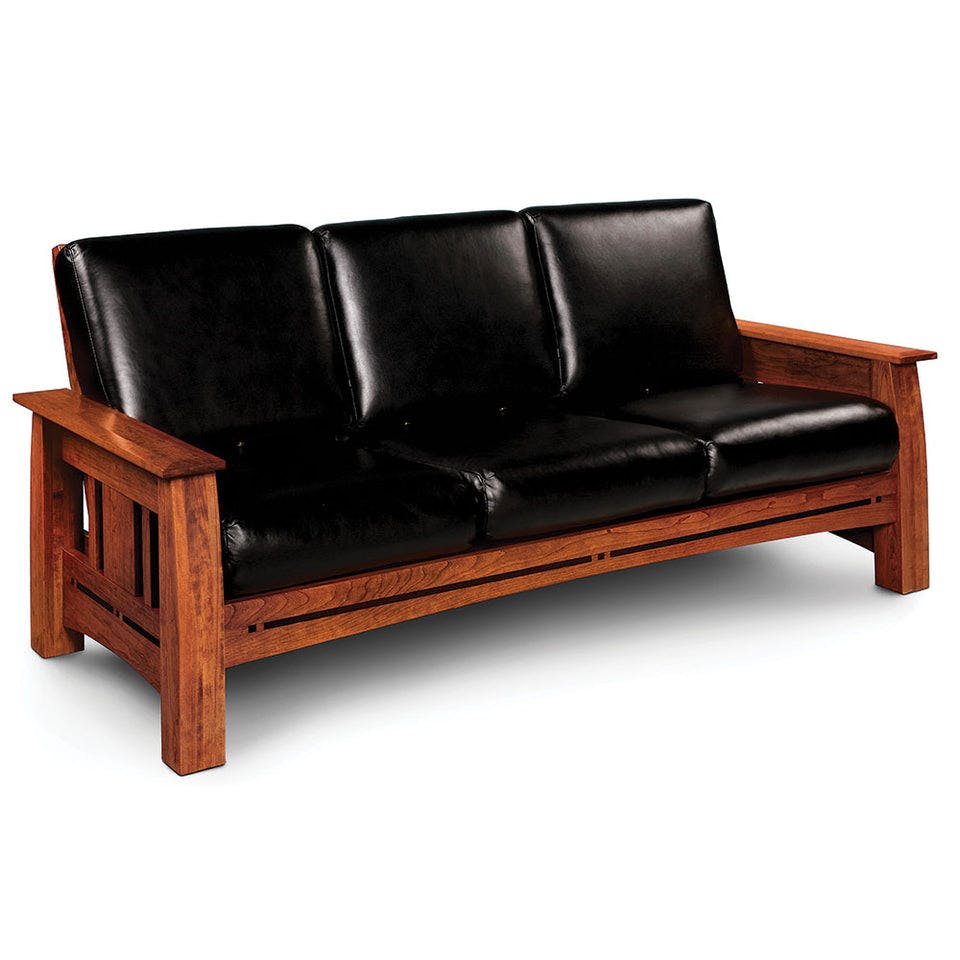 Simply Amish AJARS-L Aspen Sofa with Inlay