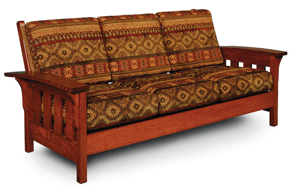 Simply Amish LFMOS100-F Morris Sofa w/ Fabric Cushions Simply Amish LFMOS100-F Morris Sofa w/ Fabric Cushions