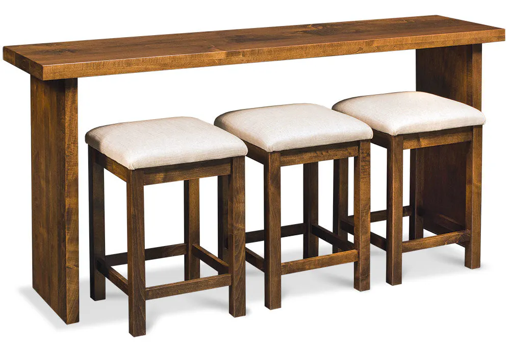 Simply Amish LOABR-39C4A Auburn Bay Console Bar Table, 72" Simply Amish LOABR-39C4A Auburn Bay Console Bar Table, 72"
