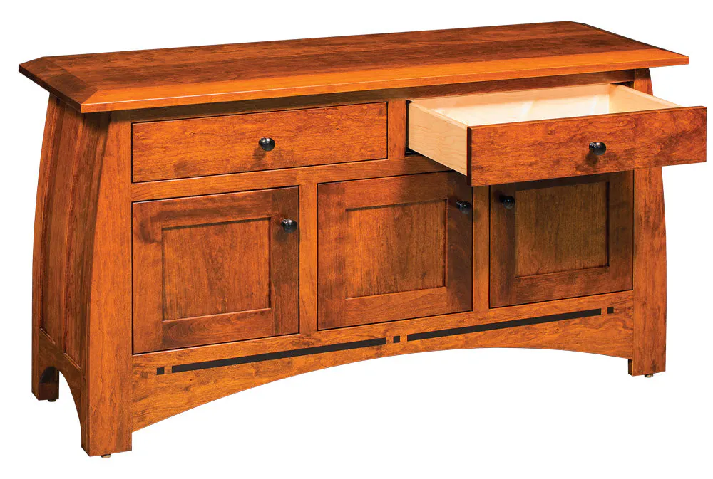 Simply Amish LOASP-40A-2A Aspen Console Cabinet with Inlay Simply Amish LOASP-40A-2A Aspen Console Cabinet with Inlay