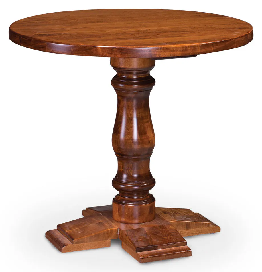 Simply Amish LOCHS-06I0 Charleston End Table, 32" Dia Simply Amish LOCHS-06I0 Charleston End Table, 32" Dia