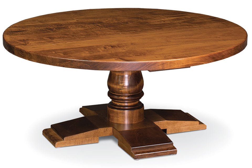 Simply Amish LOCHS-02I0 Charleston Round Coffee Table, 42" Simply Amish LOCHS-02I0 Charleston Round Coffee Table, 42"