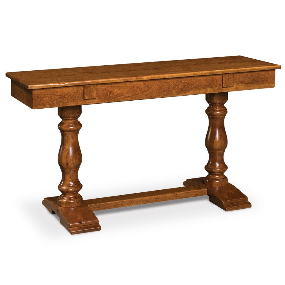 Simply Amish LOCHS-18A08 Charleston Sofa/Dining Table, 60″ – 12″ Butterfly Leaf