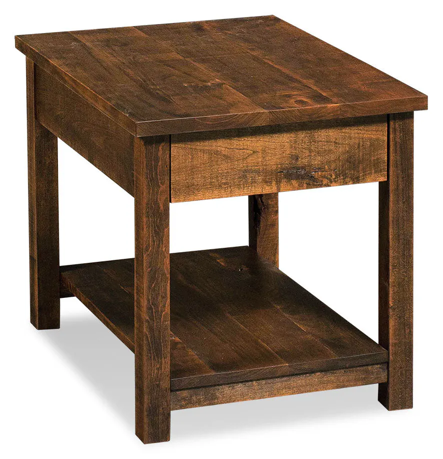 Simply Amish LOINC-28A3A Incognito End Table Hickory Park Furniture Simply Amish LOINC-28A3A Incognito End Table Hickory Park Furniture