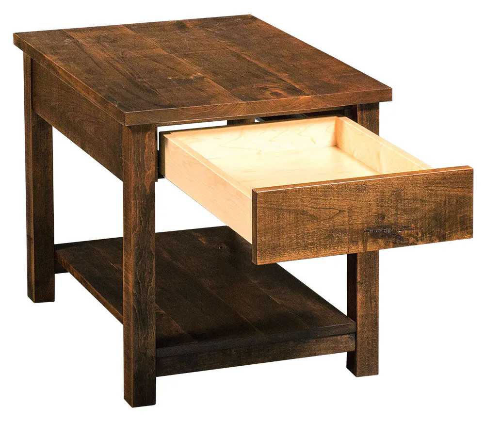 Simply Amish LOINC-28A3A Incognito End Table Hickory Park Furniture Simply Amish LOINC-28A3A Incognito End Table Hickory Park Furniture