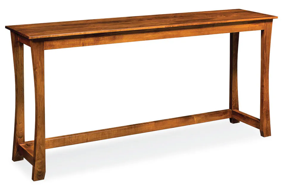 Simply Amish LOLFT-39C4A Loft Console Bar Table, 72" Simply Amish LOLFT-39C4A Loft Console Bar Table, 72"