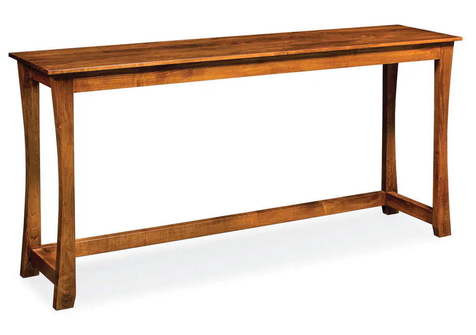 Simply Amish LOLFT-39C4A Loft Console Bar Table, 72" Simply Amish LOLFT-39C4A Loft Console Bar Table, 72"