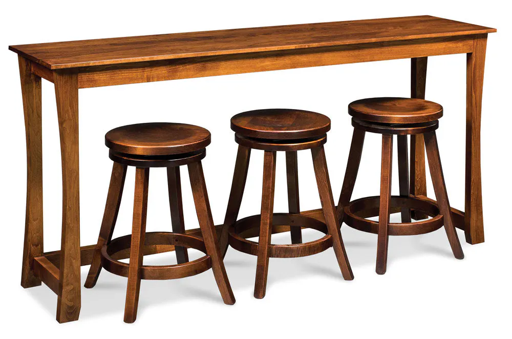 Simply Amish LOLFT-39C4A Loft Console Bar Table, 72" Simply Amish LOLFT-39C4A Loft Console Bar Table, 72"