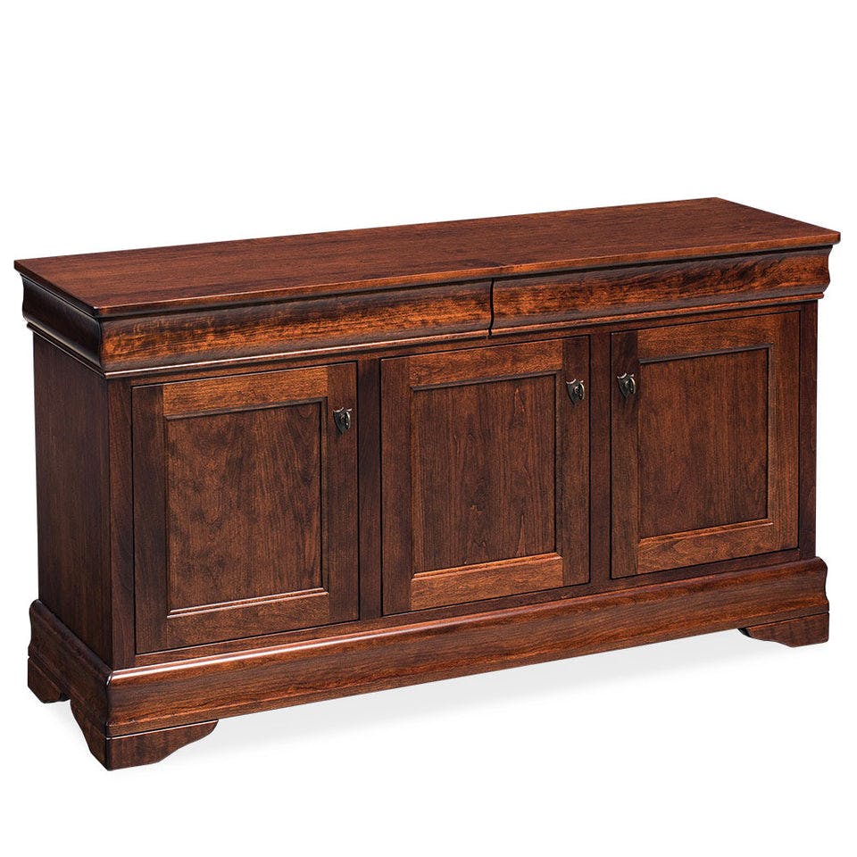 Simply Amish LOLPP-40A-2A Louis Philippe Console Cabinet, 60″