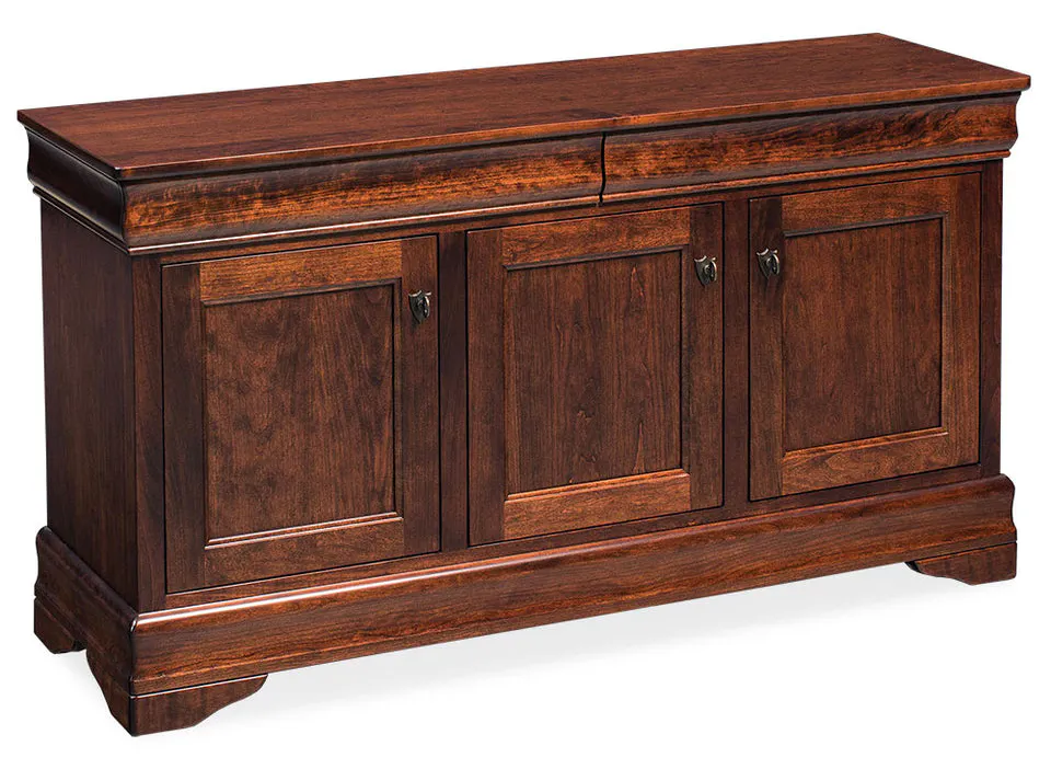 Simply Amish LOLPP-40A-2A Louis Philippe Console Cabinet, 60" Simply Amish LOLPP-40A-2A Louis Philippe Console Cabinet, 60"