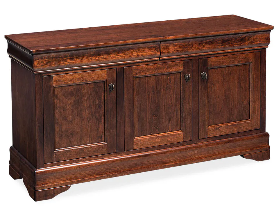 Simply Amish LOLPP-40A-2A Louis Philippe Console Cabinet, 60" Simply Amish LOLPP-40A-2A Louis Philippe Console Cabinet, 60"