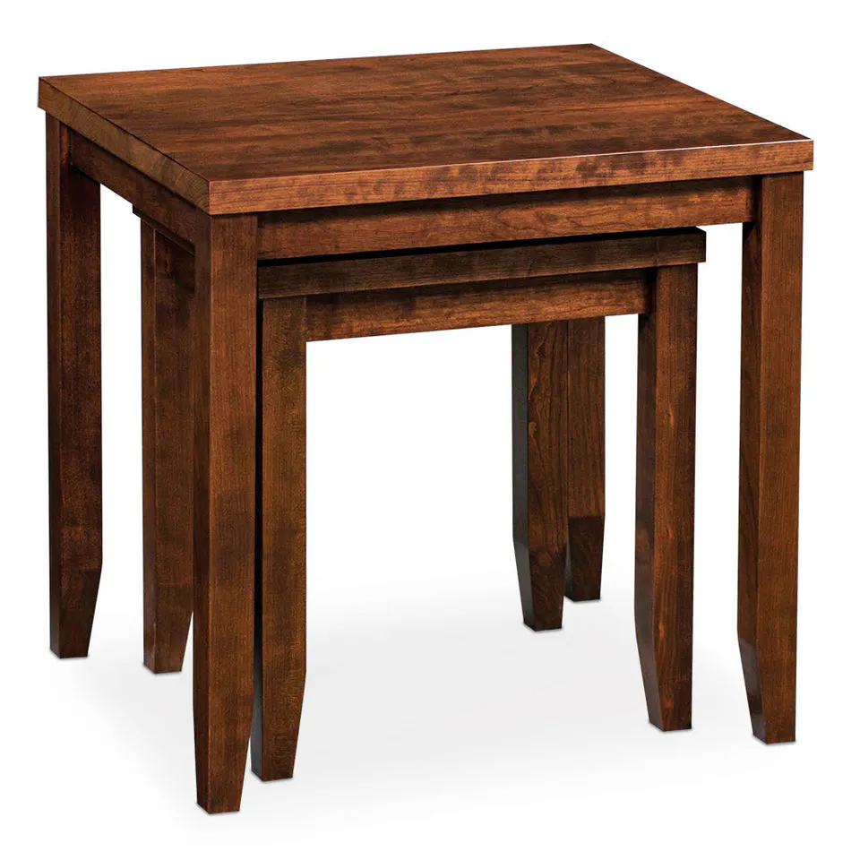 Simply Amish LOPAR-38C0 Parkdale Nesting Table, 18″