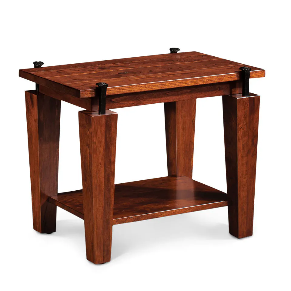 Simply Amish LOSPK-01A0 B&O Railroad Spike Chair Side Table