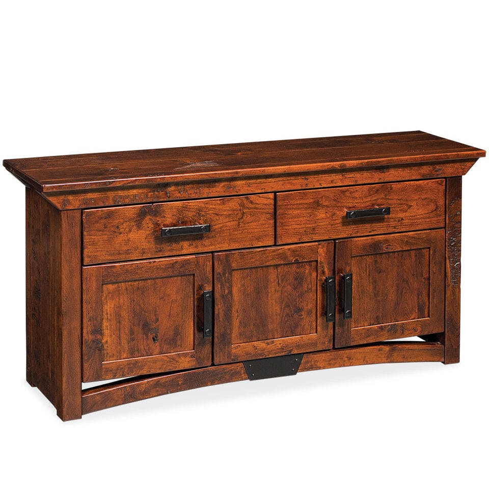 Simply Amish LOTRB-40A-1A B&O Railroad Trestle Bridge Console Cabinet, 54″